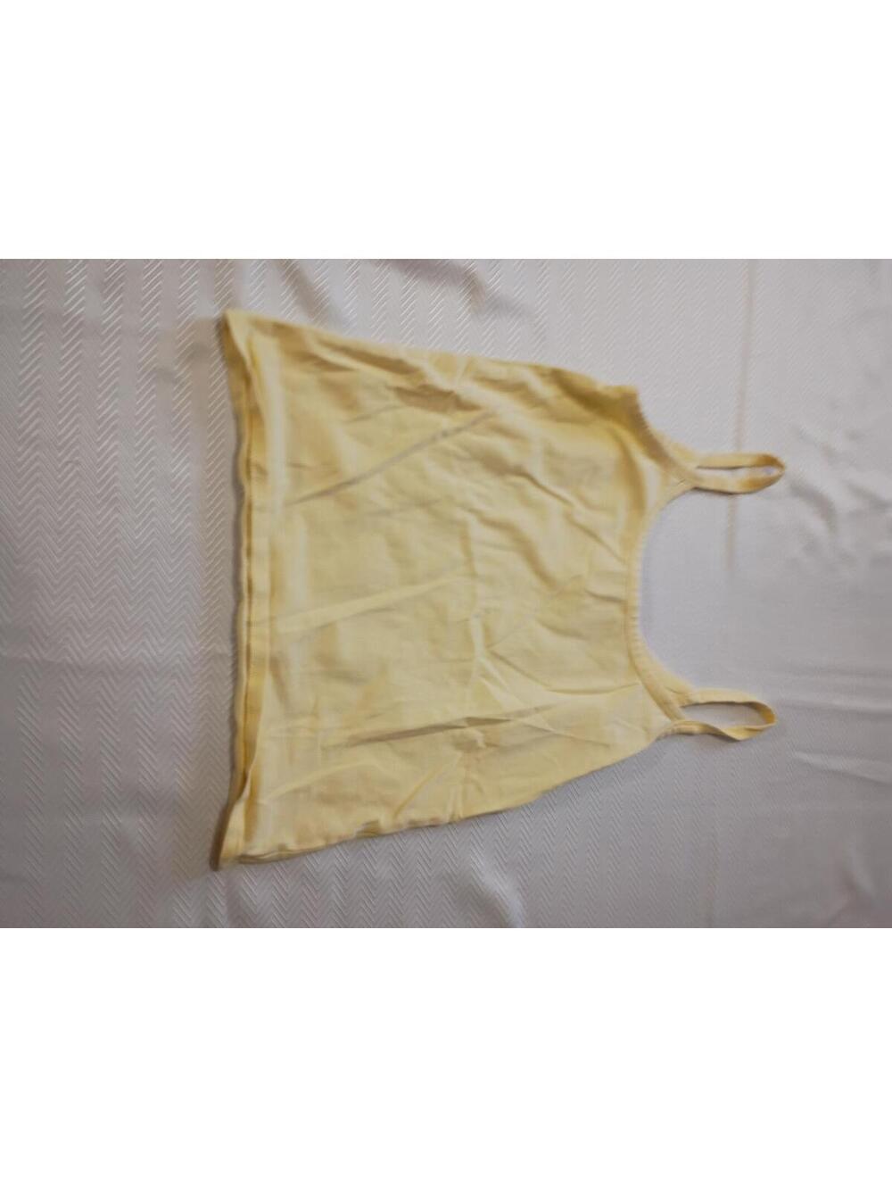 Forever 21 Yellow Sleeveless Crop Top Tank